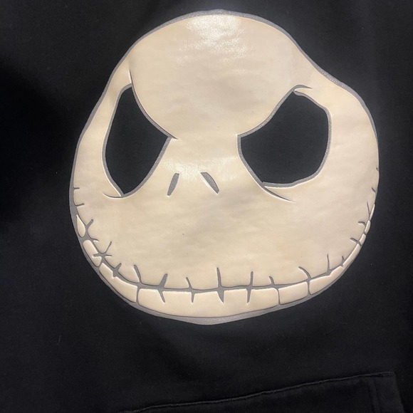 Tim Burton's Nightmare Before Christmas Jack Hoodie Adult Small Black Disneyland - Picture 4 of 6